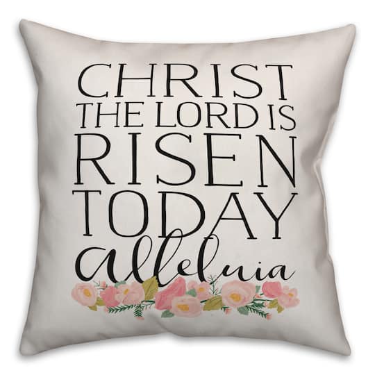 Christ The Lord Is Risen Throw Pillow